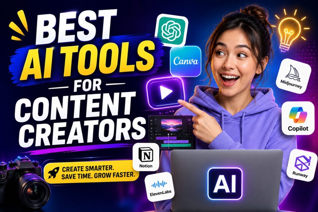 Best AI Tools for Content Creators in 2026