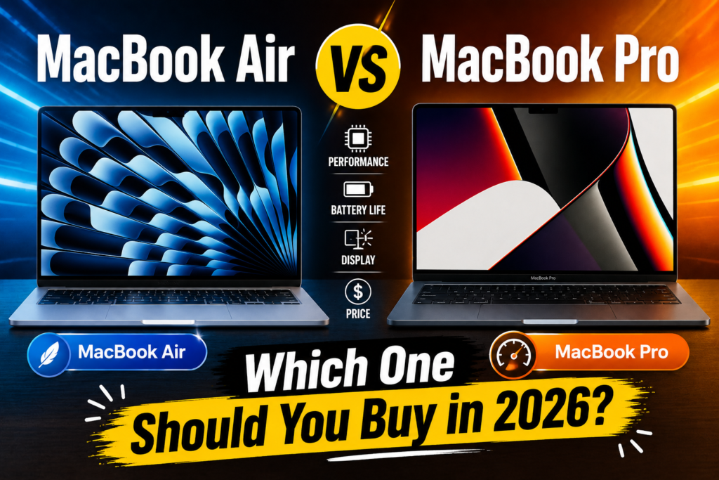MacBook Air vs MacBook Pro: Which Apple Laptop Is Right for You in 2026?