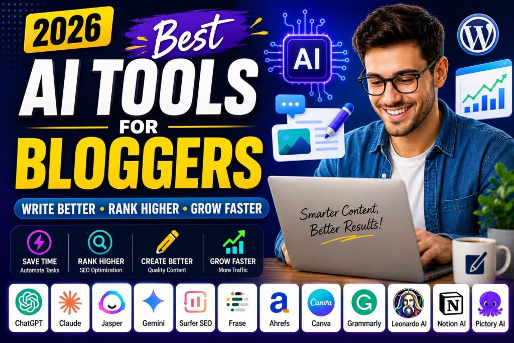 Best AI Tools for Bloggers in 2026: Top AI Writing & SEO Tools Compared