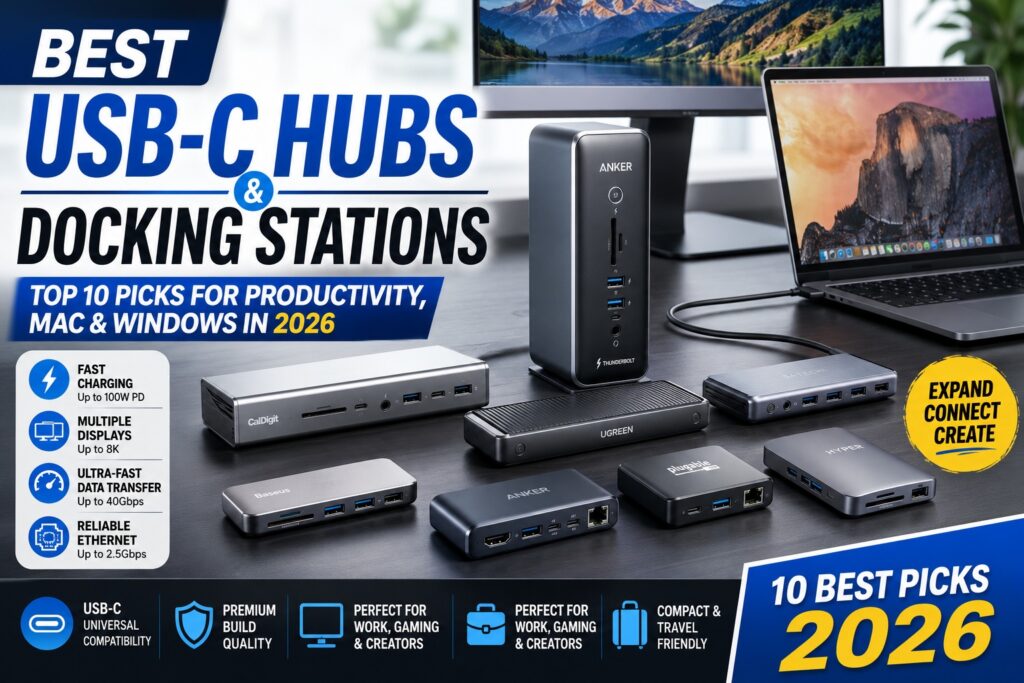 Best USB-C Hubs and Docking Stations (2026)